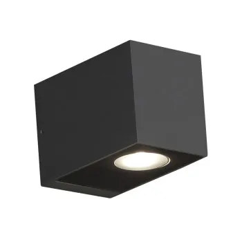 Klausen Hunter 1 fekete LED kültéri fali lámpa (KL121056) LED 1 izzós IP54