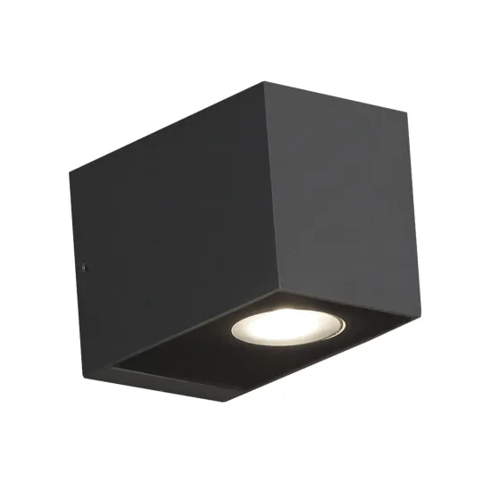 Klausen Hunter 1 fekete LED kültéri fali lámpa (KL121056) LED 1 izzós IP54