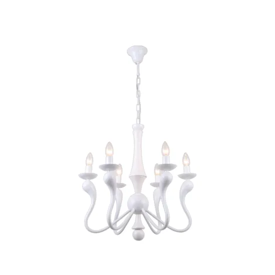 Klausen Impress 6 fehér csillár (KL106007) E14 6 izzós IP20