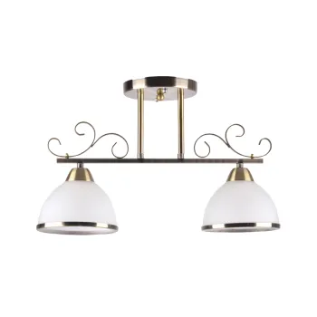 Klausen Iron 2 antik bronz mennyezeti lámpa (LY-3190) E27 2 izzós IP20