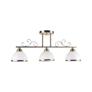 Klausen Iron 3 antik bronz mennyezeti lámpa (LY-3191) E27 3 izzós IP20