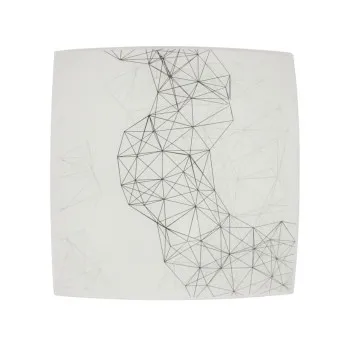 Klausen Jewel 400 fehér-fekete mennyezeti lámpa (KL5882) E27 3 izzós IP20