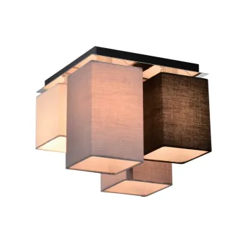 Klausen Kalifa 4 szürke-fehér mennyezeti lámpa (KL100010) E14 4 izzós IP20