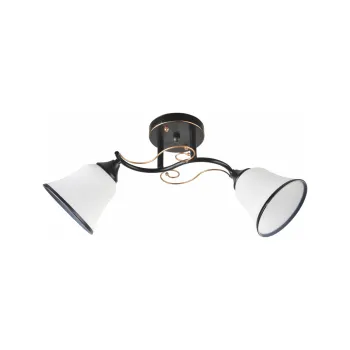 Klausen Kami 2 fekete-arany mennyezeti lámpa (LY-3354) E27 2 izzós IP20