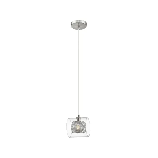 Klausen Klass SP1 nikkel függesztett lámpa (142066) G9 1 izzós IP20