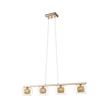 Klausen Klass SP4 arany függesztett lámpa (142015) G9 4 izzós IP20