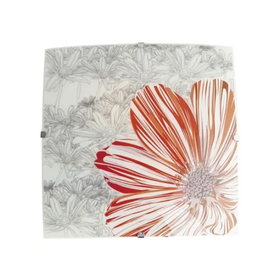 Klausen Kriza 400 fehér-színes mennyezeti lámpa (KL5814) E27 3 izzós IP20