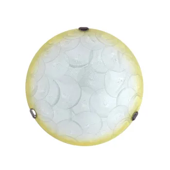 Klausen Lana D400 fehér-sárga mennyezeti lámpa (KL100020) E27 2 izzós IP20