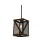 Klausen Lazarus SP1 fekete függesztett lámpa (KL6344) E27 1 izzós IP20