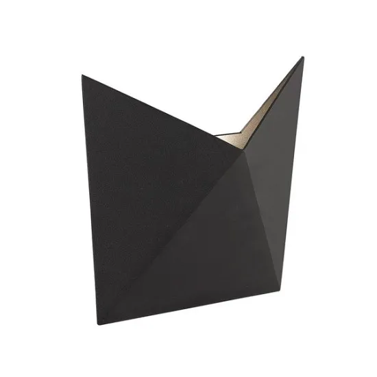 Klausen Letter fekete LED kültéri fali lámpa (KL121041) LED 1 izzós IP54