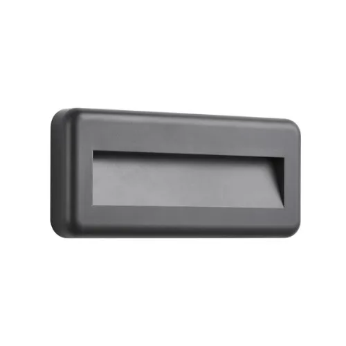 Klausen Lunera D szürke kültéri LED lépcsővilágító lámpa (KL121053) LED 1 izzós IP65