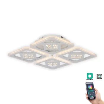 Klausen Maros PL4 fehér LED mennyezeti lámpa (KL151043) LED 1 izzós IP20