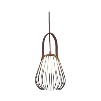 Klausen Memory SP1 fekete-barna függesztett lámpa (111099) G9 1 izzós IP20