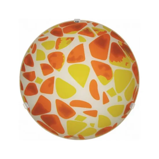 Klausen Mose 25 fehér-narancs mennyezeti lámpa (LY-6004) E27 1 izzós IP20