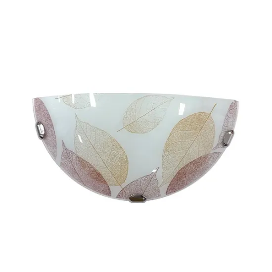 Klausen Moss D300/2 fehér-barna fali lámpa (KL101028) E27 1 izzós IP20