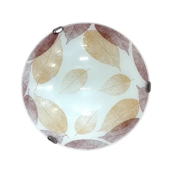 Klausen Moss D400 fehér-barna mennyezeti lámpa (KL100024) E27 2 izzós IP20