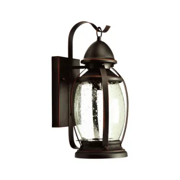 Klausen Oldies 3 fekete kültéri falikar (KL6219) E27 1 izzós IP23