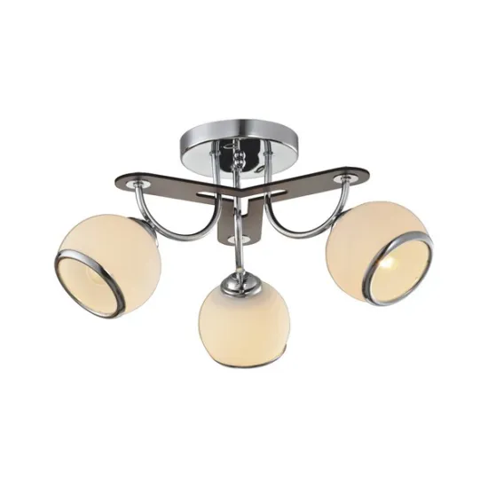 Klausen Orbs 3 króm-barna mennyezeti lámpa (LY-3129) E27 3 izzós IP20