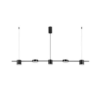 Klausen Passage 5 fekete LED függesztett lámpa (142019) LED 1 izzós IP20