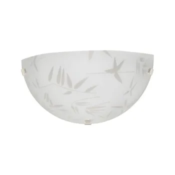 Klausen Petal 1/2 fehér-króm fali lámpa (LY-6009) E27 1 izzós IP20