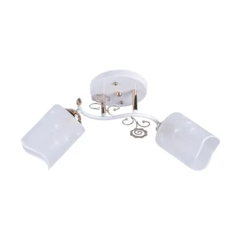 Klausen Poppy 2 fehér-arany mennyezeti lámpa (LY-3123) E27 2 izzós IP20