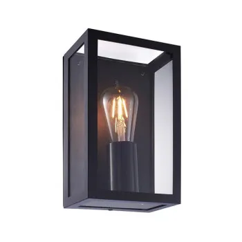 Klausen Power 1 fekete kültéri fali lámpa (KL131006) E27 1 izzós IP44