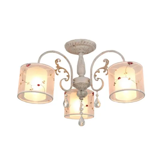 Klausen Provance 3 fehér-arany csillár (KL103004) E27 3 izzós IP20