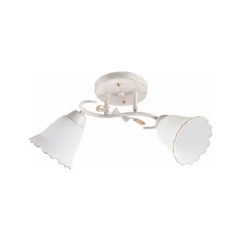 Klausen Raven 2 fehér-arany mennyezeti lámpa (LY-3344) E27 2 izzós IP20