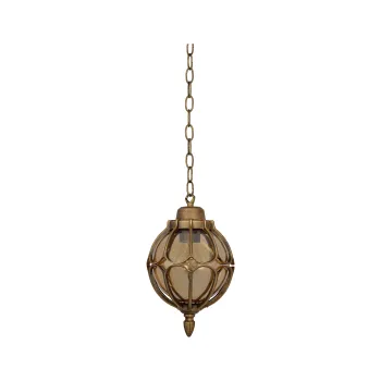 Klausen Reno 7 antik bronz kültéri függesztett lámpa (KL0069) E27 1 izzós IP44