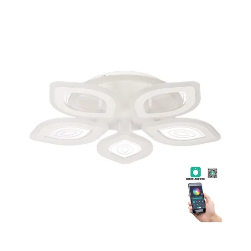 Klausen Rhodos PL5 fehér LED mennyezeti lámpa (KL151069) LED 1 izzós IP20