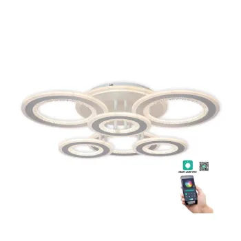 Klausen Rondos PL3+3 fehér LED mennyezeti lámpa (KL151065) LED 1 izzós IP20