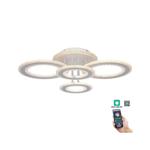 Klausen Rondos PL4 fehér LED mennyezeti lámpa (KL151061) LED 1 izzós IP20