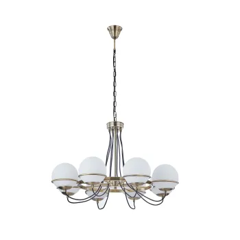 Klausen Serinity 8 antik bronz csillár (KL108001) E14 8 izzós IP20