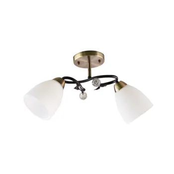 Klausen Simpi 2 fekete-antik bronz mennyezeti lámpa (LY-3488) E27 2 izzós IP20