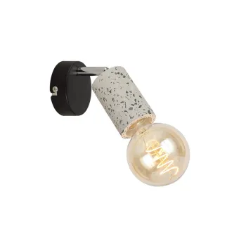 Klausen Simply AP1 fekete-terazzo fali lámpa (KL161011) E27 1 izzós IP20