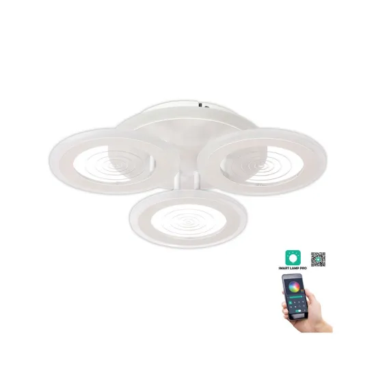 Klausen Spinner fehér LED mennyezeti lámpa (KL151073) LED 1 izzós IP20