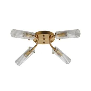 Klausen Spire PL4 réz mennyezeti lámpa (KL100086) E14 4 izzós IP20