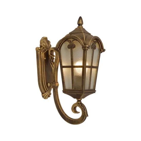 Klausen Spokane 1 antik bronz kültéri falikar (KL5547) E27 1 izzós IP23