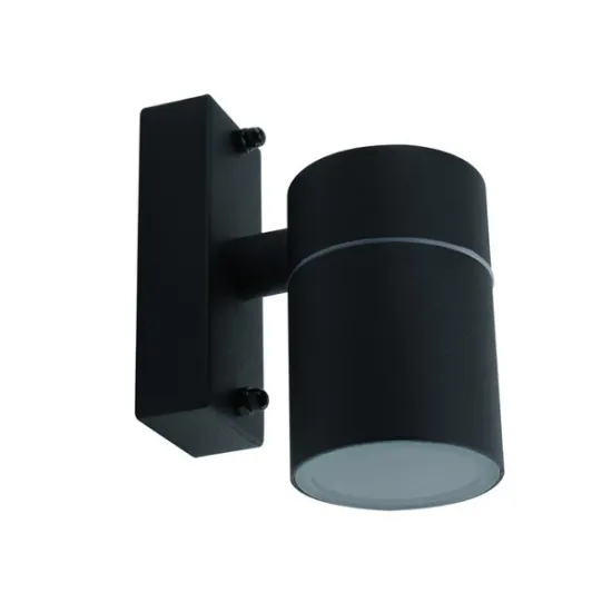 Klausen Spot 1 fekete kültéri falikar (KL131004) GU10 1 izzós IP44