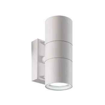 Klausen Spot 2 fehér kültéri falikar (KL132006) GU10 2 izzós IP44