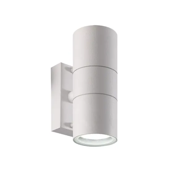 Klausen Spot 2 fehér kültéri falikar (KL132006) GU10 2 izzós IP44