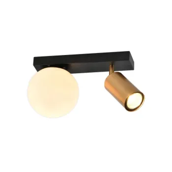 Klausen Spoty AP2 fekete-réz mennyezeti spotlámpa (KL162015) GU10+E14 1+1 izzós IP20