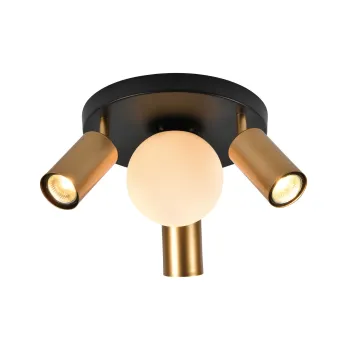 Klausen Spoty PL4 fekete-réz mennyezeti spotlámpa (KL164004) GU10+E14 3+1 izzós IP20