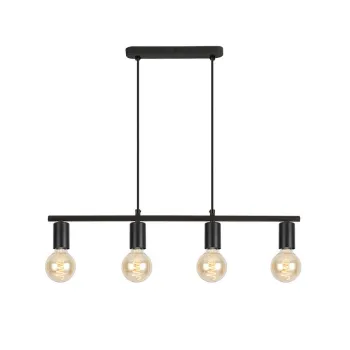 Klausen Strict SP4 fekete függesztett lámpa (KL114003) E27 4 izzós IP20