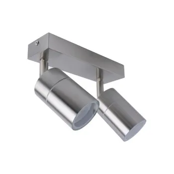 Klausen Strong 2 króm kültéri mennyezeti lámpa (KL132004) GU10 2 izzós IP44