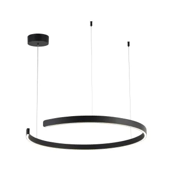 Klausen Theia SP1 fekete LED függesztett lámpa (KL142085) LED 1 izzós IP20