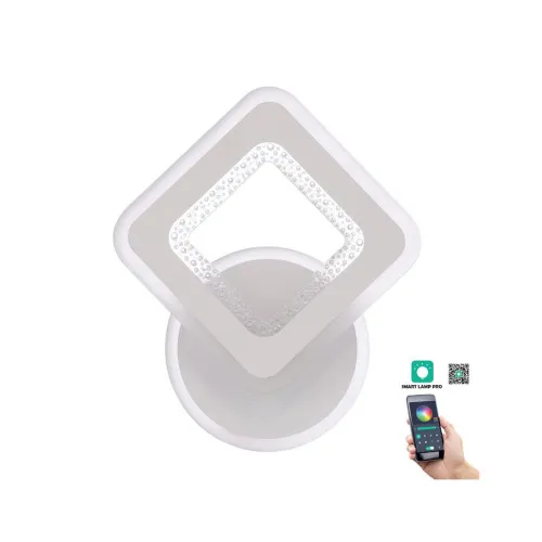 Klausen Trigos AP1 fehér LED fali lámpa (KL151045) LED 1 izzós IP20