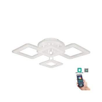 Klausen Trigos PL4 fehér LED mennyezeti lámpa (KL151046) LED 1 izzós IP20