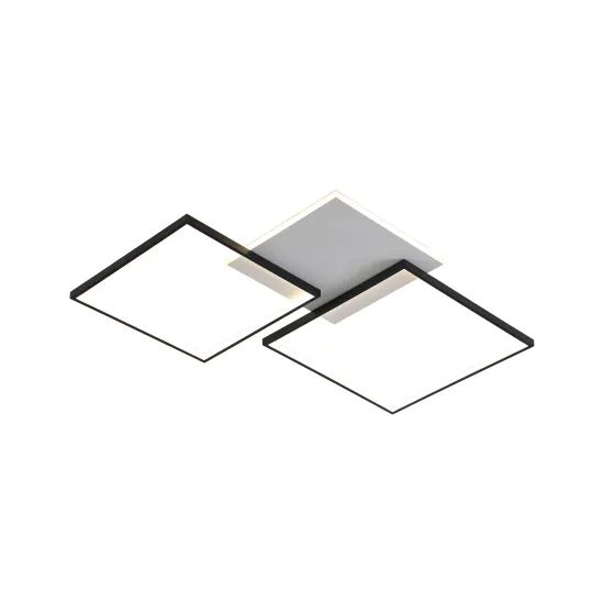 Klausen Vertis PL3 fekete-fehér LED mennyezeti lámpa (KL151089) LED 1 izzós IP20