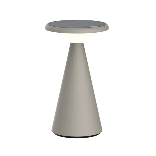 Klausen Vivid bézs LED kültéri napelemes asztali lámpa (KL148018) LED 1 izzós IP44